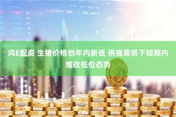 鸿E配资 生猪价格创年内新低 供强需弱下短期内难改低位态势